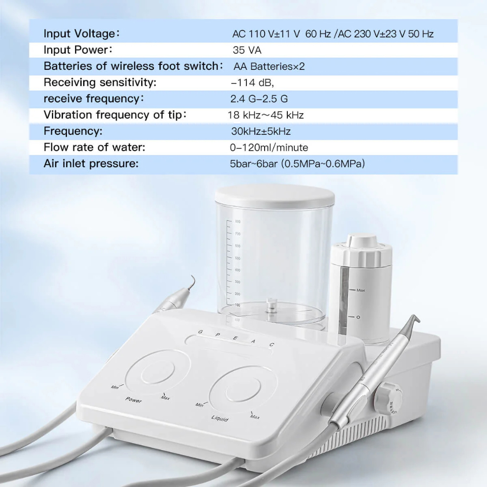VRN® DQ-40 Periodontal Treatment Device With Ultrasonic Scaler and Dental Air Polisher